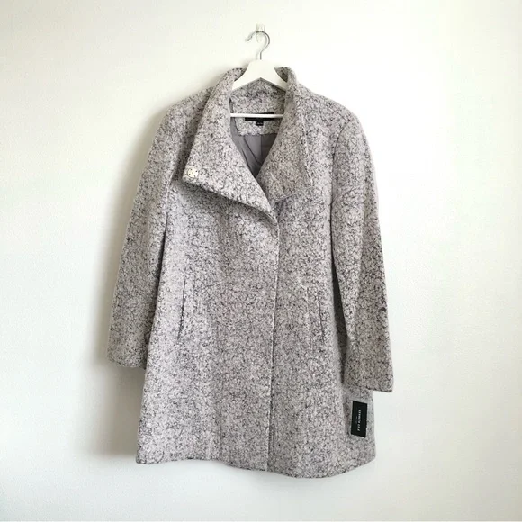 Pressed boucle coat kenneth cole online